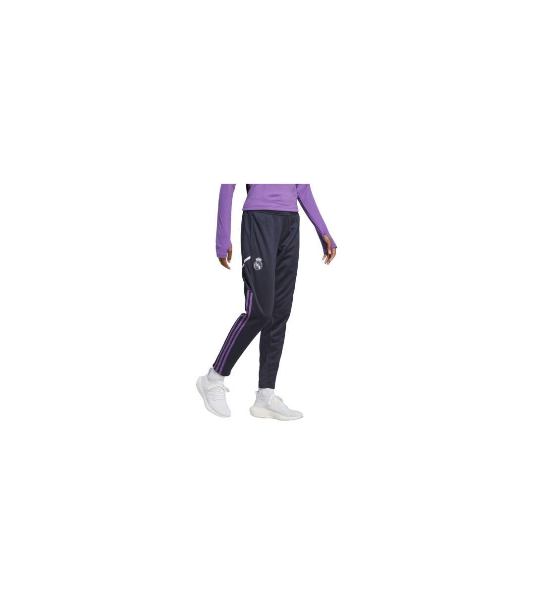 Pantalon De Survêtement Entraînement Motif/style Real Madrid Cf Condivo Femme Bleu Marine Nuit Adidas-1