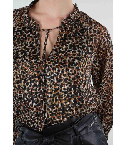 Blouse imprimé animalier MORINE