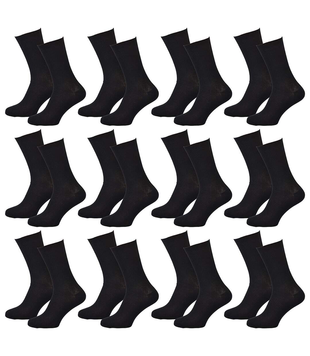 Chaussettes Jambes Sensibles Pack de 12 Paires Anticompression