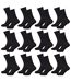 Chaussettes Jambes Sensibles Pack de 12 Paires Anticompression