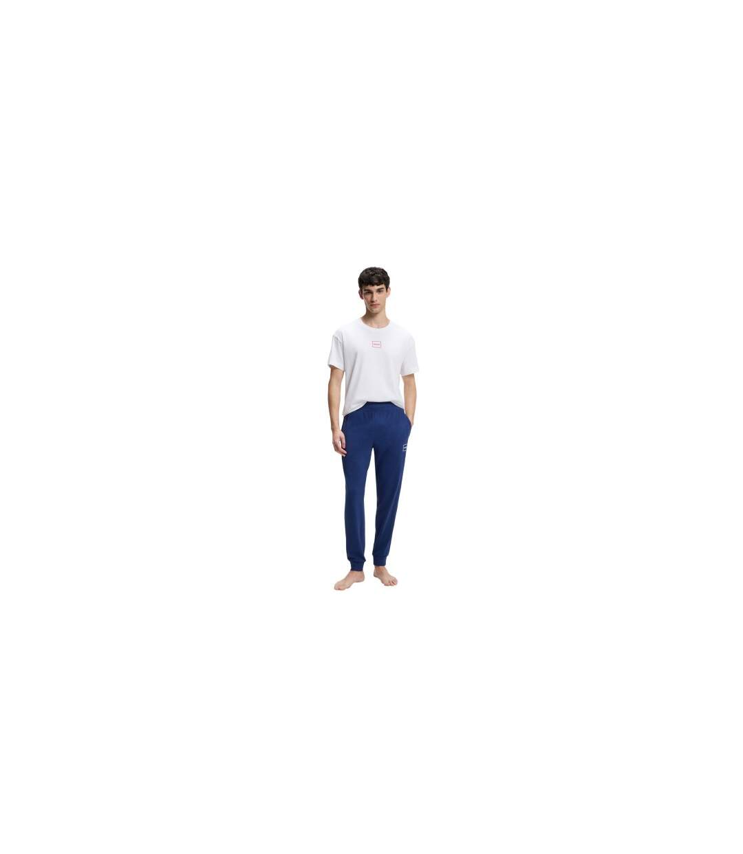 Mens Relaxed Fit T-shirt White Hugo Boss-1