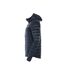 Womens/ladies Hudson Padded Jacket Dark Navy Clique-3