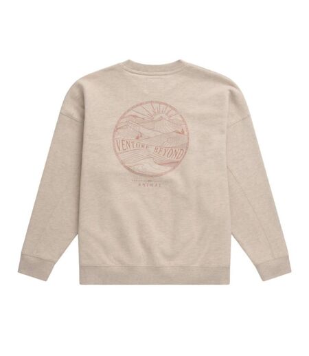 Sweat dakota femme beige clair Animal