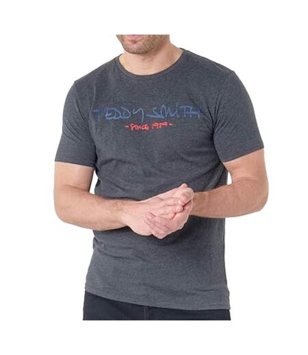 T-shirt gris homme teddy smith ticlass basic 11014744d - 3xl