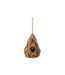 Nichoir pour Oiseaux en Bois Goutte 28cm Naturel-1