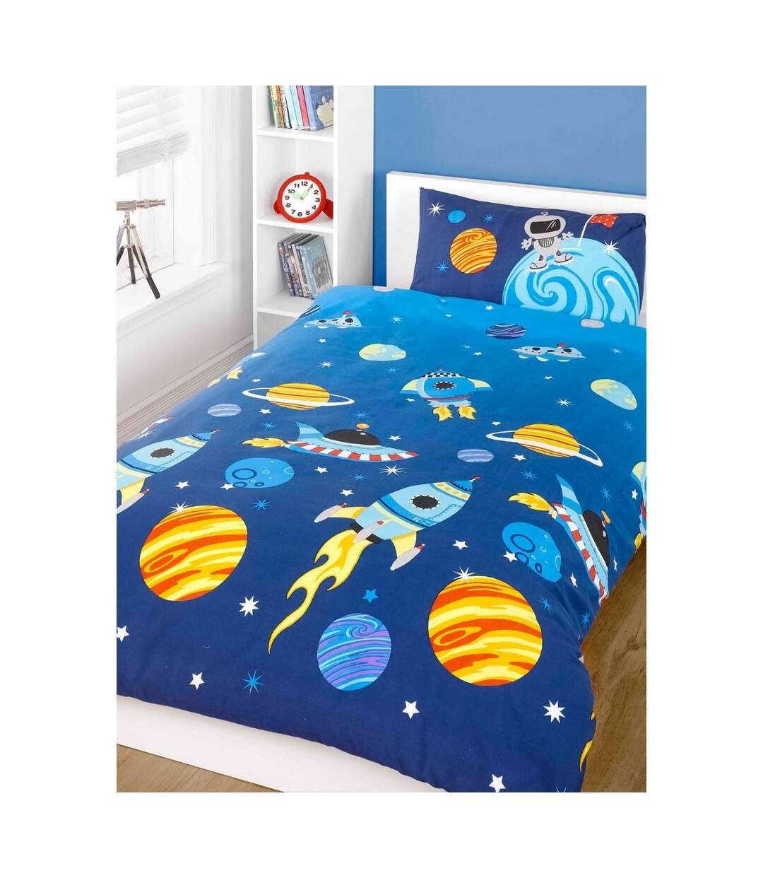 Rocket duvet cover set blue Rapport-1