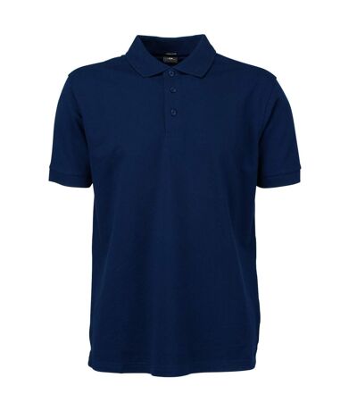 Tee Jays Mens Luxury Stretch Short Sleeve Polo Shirt (Azure Blue) - UTBC3305
