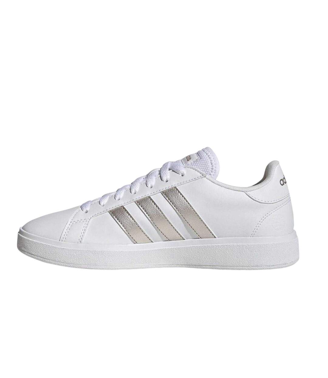 Baskets Motif/style À Rayures Grand Court Femme Blanc Adidas-3