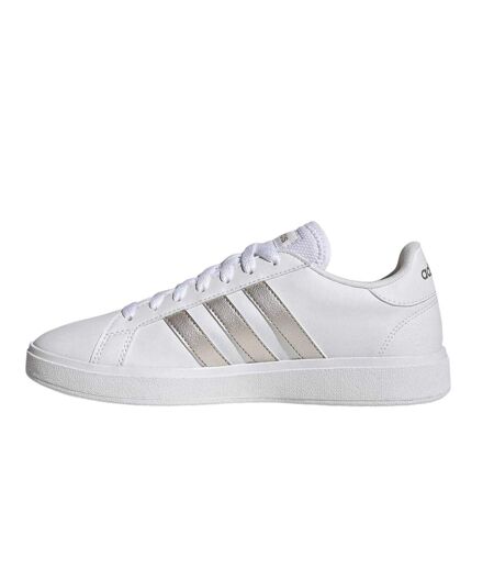 Baskets Motif/style À Rayures Grand Court Femme Blanc Adidas
