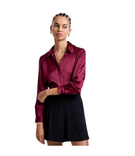 Chemise Manches Longues Irina Femme Rouge French Connection