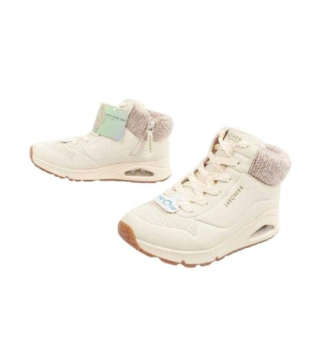Baskets Montantes Uno Darling Daze Femme Rose Skechers