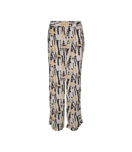 Pantalon Beige à Motifs Femme Vero Moda Suie - L