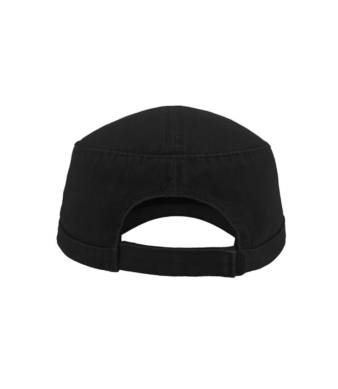 Atlantis Chino Cotton Uniform Military Cap (Pack of 2) (Black) - UTAB430-2
