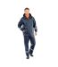 Mens Prism Reflective Tape Pu Recycled Waterproof Jacket Navy Result Recycled-4