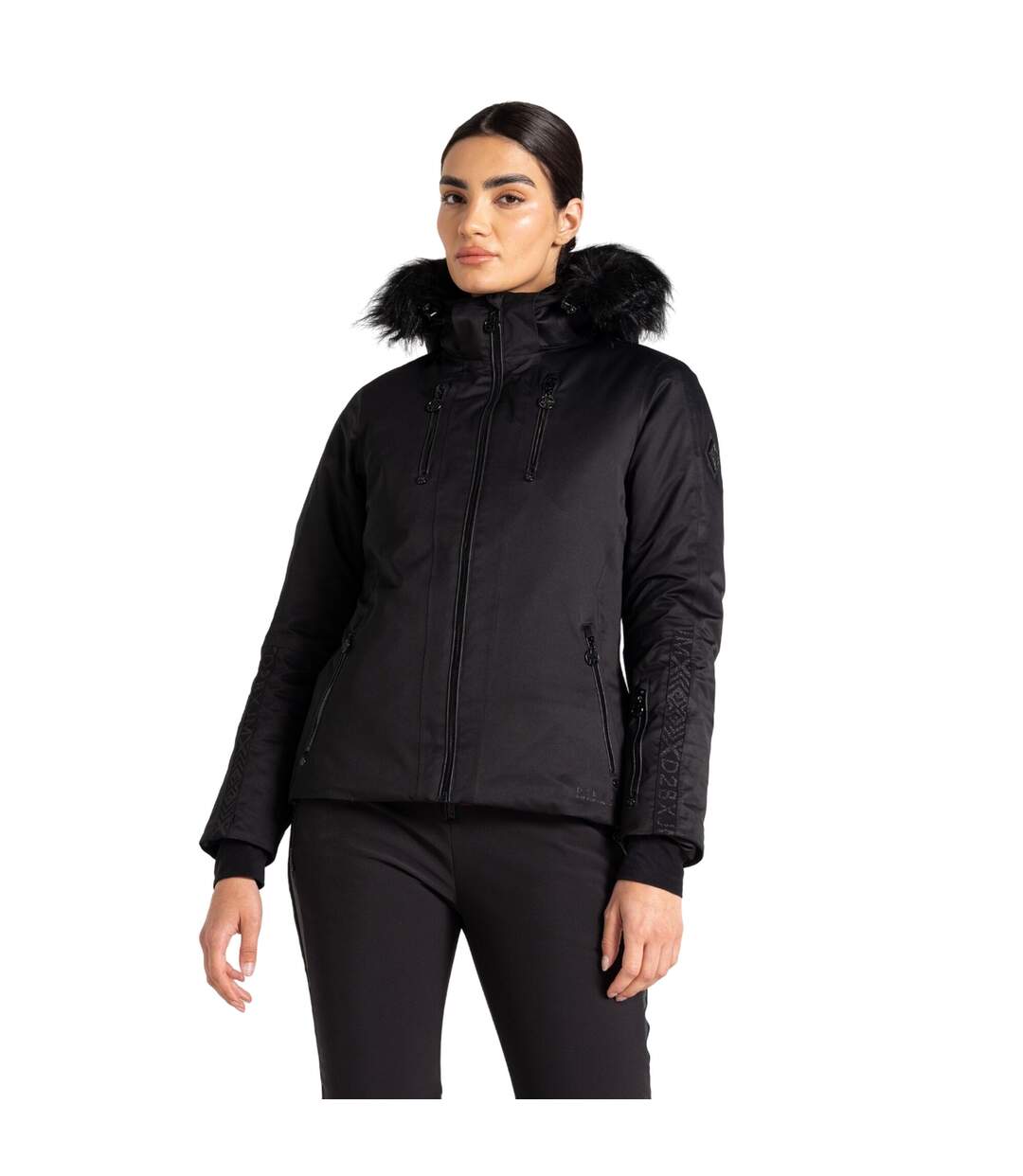 Womens/ladies frenzied ski jacket black Dare 2B