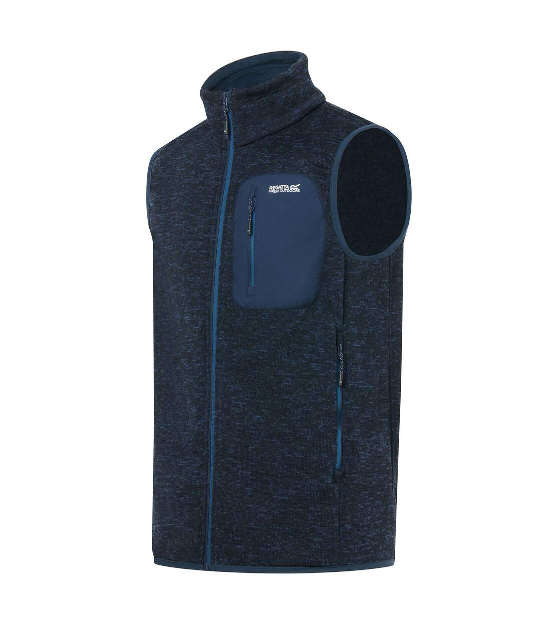 Mens Newhill Fleece Body Warmer Navy Regatta-4