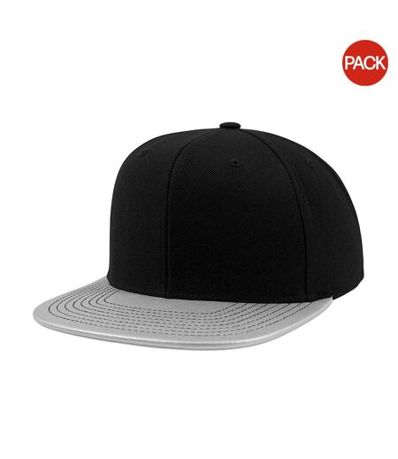 Lot De 2  Casquettes Adulte Argent Flexfit