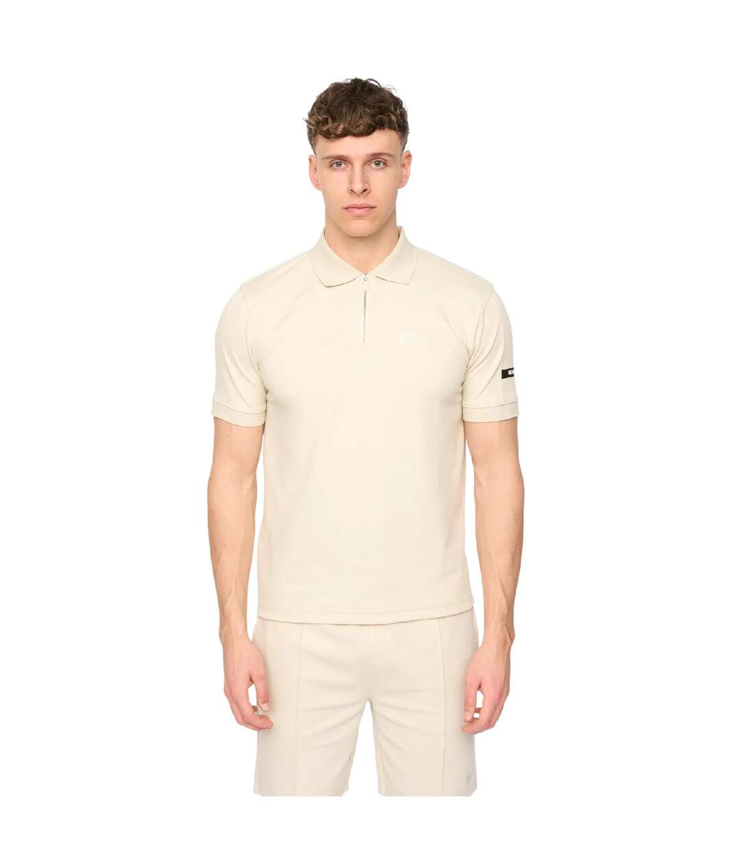 Mens Sherborn Cotton Polo Shirt Stone Duck And Cover-2