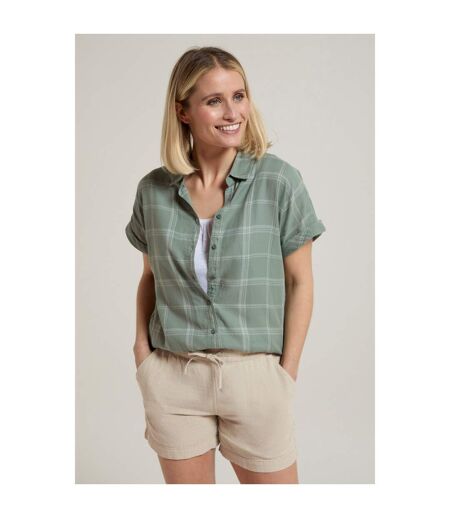 Chemisier palm femme vert kaki Mountain Warehouse