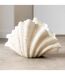 Vase Coquillage en Résine Puglia 57cm Blanc-2