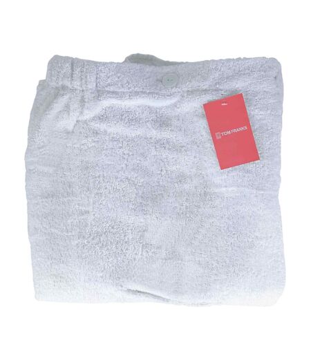 Enveloppe de serviette de bain spa en tissu éponge 100 % coton pour dames