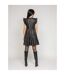 Robe courte similicuir IODINE - Dona X Lisa-2
