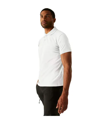 Polo Uni Manches Courtes Homme Blanc Regatta Professional