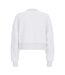 Womens/ladies Logo Crop Sweatshirt White Guess-2