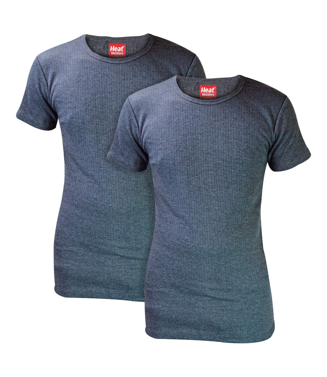 2 Pack Mens Short Sleeve Thermal Top for Winter-1