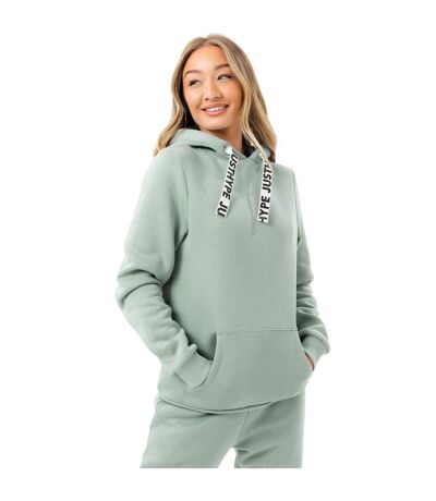 Hype - Sweat à capuche BRANDED DRAWCORD - Femme (Turquoise) - UTHY9356