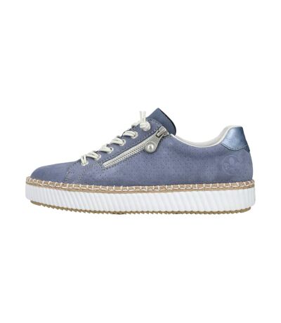 Basket Basse Cuir Rieker Sheepsuede