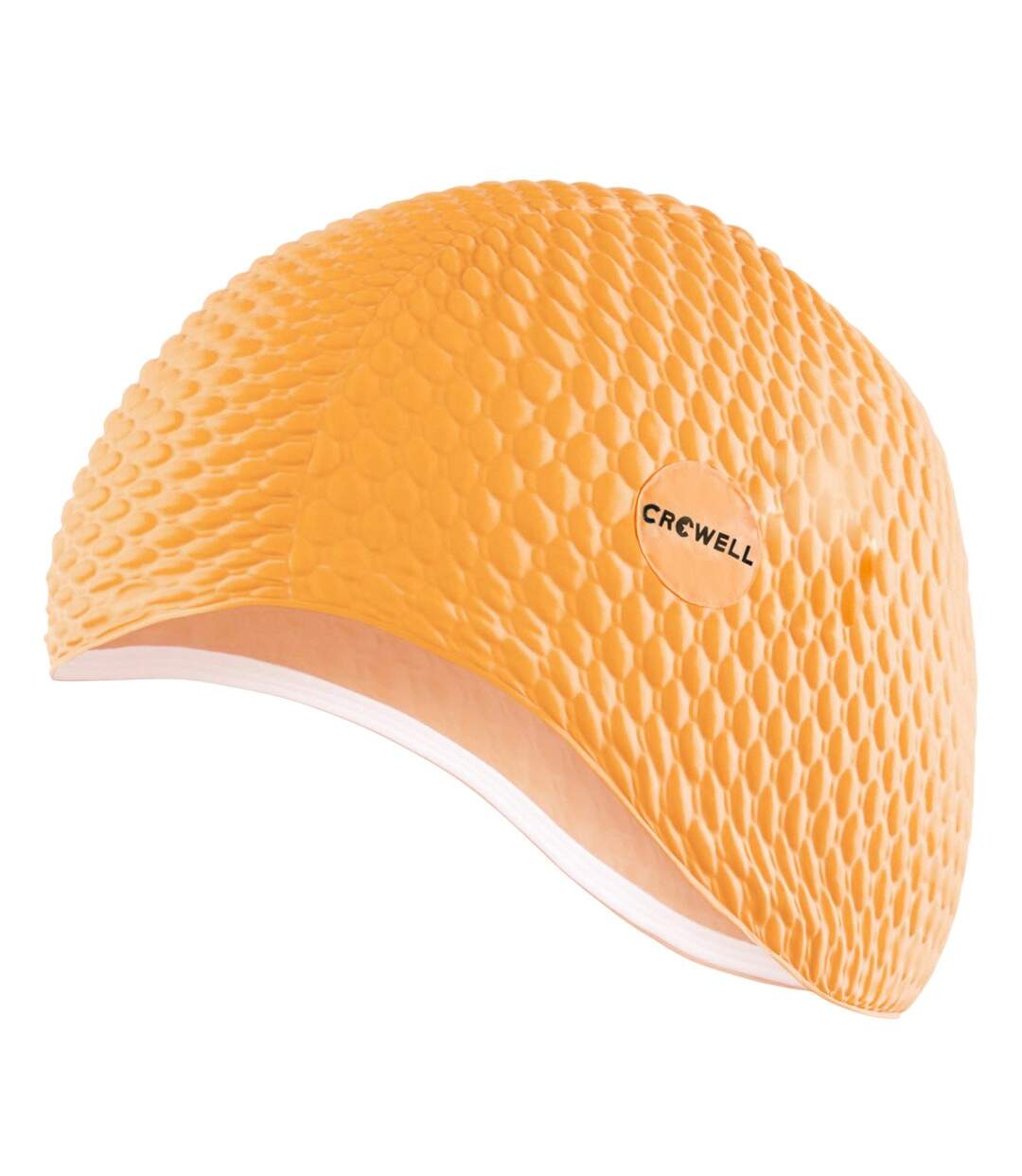 Bonnet De Bain Motif/style Bulles Java Adulte Orange Crowell-1