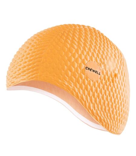 Bonnet De Bain Motif/style Bulles Java Adulte Orange Crowell