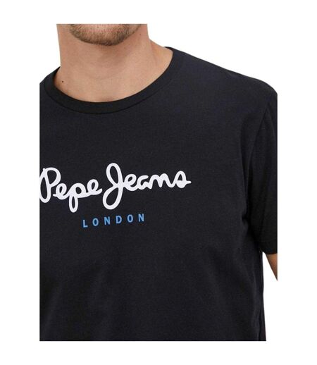 T-shirt Homme Noir Pepe Jeans