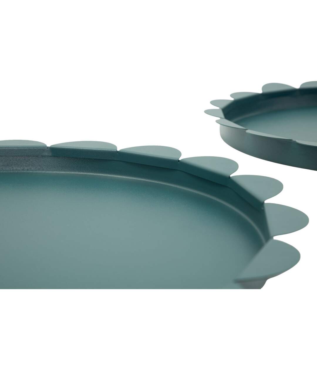 Lot de 2 Plateaux Déco Saturn 33cm Bleu-3