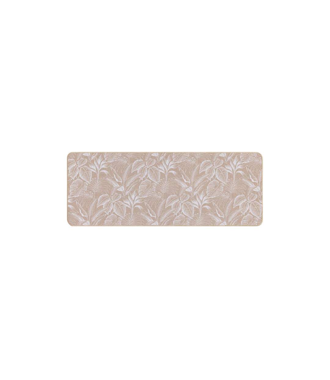 Tapis Déco Imprimé Stylis 45x120cm Naturel & Blanc-1