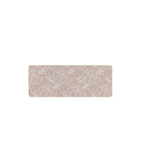 Tapis Déco Imprimé Stylis 45x120cm Naturel & Blanc
