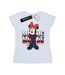 Disney Womens/Ladies Minnie Mouse In Hoodie Cotton T-Shirt (Blanc) - UTBI51606-1