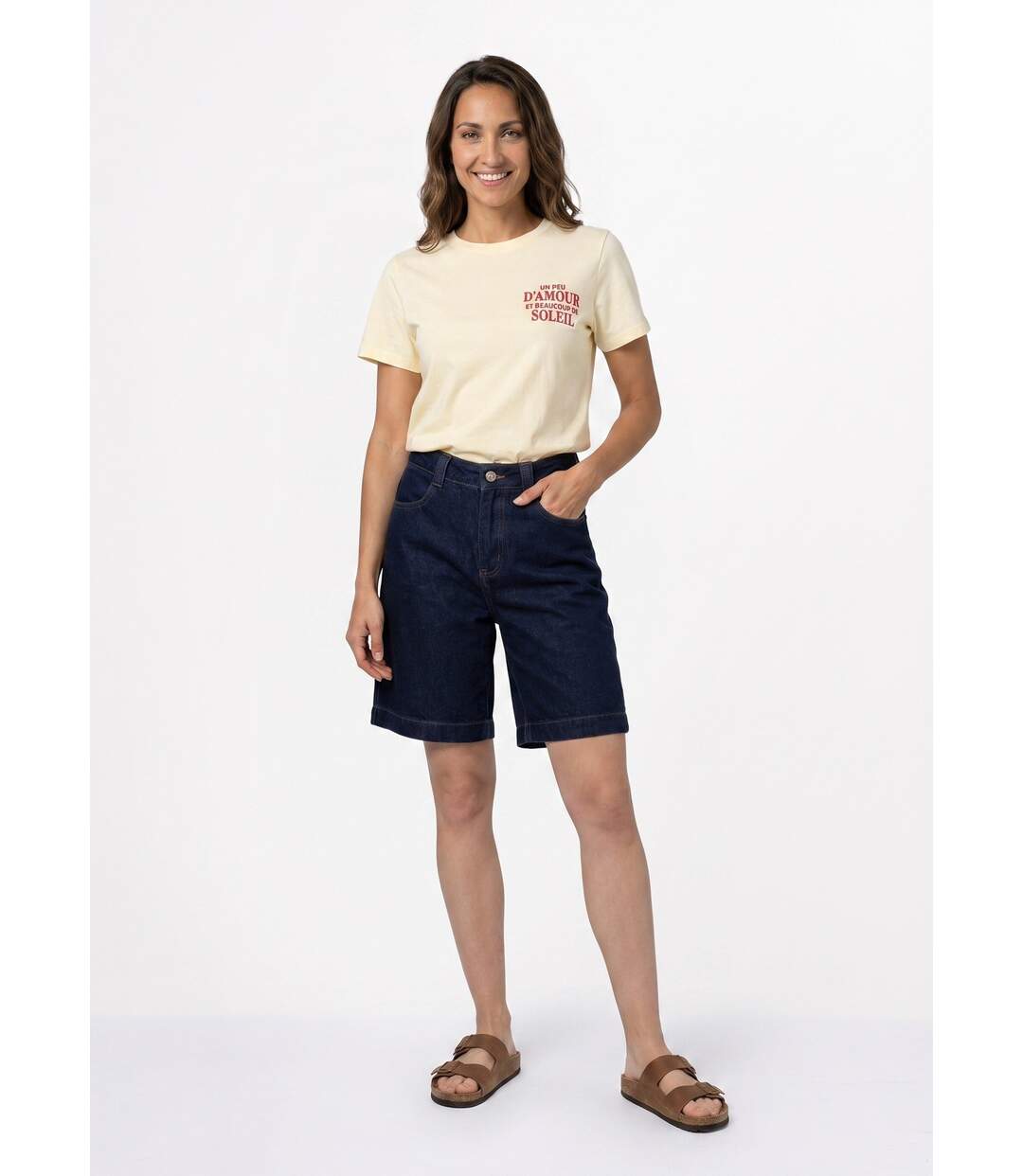 T-shirt manches courtes Amour et Soleil-3