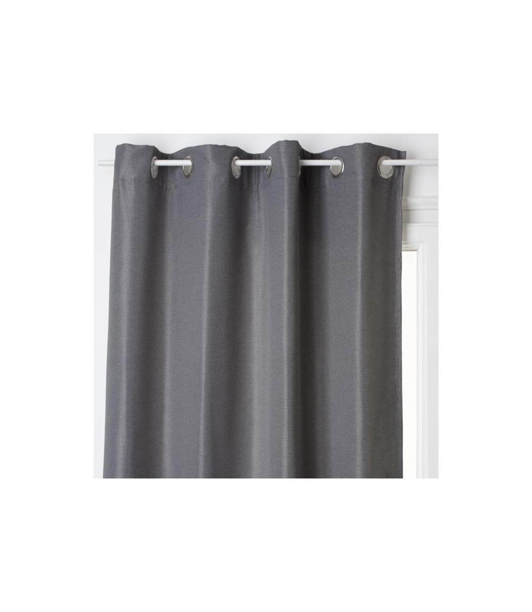 Rideau Occultant Elena 140x260cm Gris Foncé-2