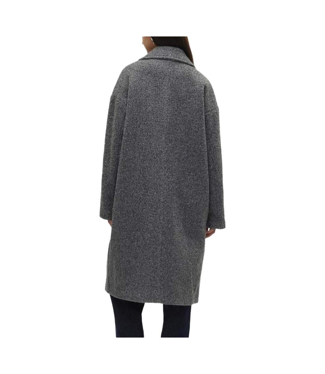 Manteau long gris clair femme vero moda liteerika-2