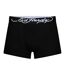 Lot De 3  Boxers Motif/style Uni Homme Noir Ed Hardy-3