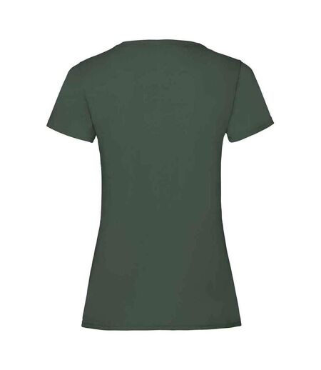 T-shirt valueweight femme vert bouteille Fruit of the Loom