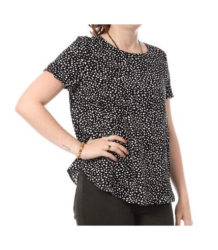 Blouse Noire à Motifs Femme Vero Moda Easy Joy - L