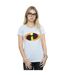 Disney T-shirt en coton avec logo Les Incroyables, Femme/Ladies (Gris sportif) - UTBI48182-2