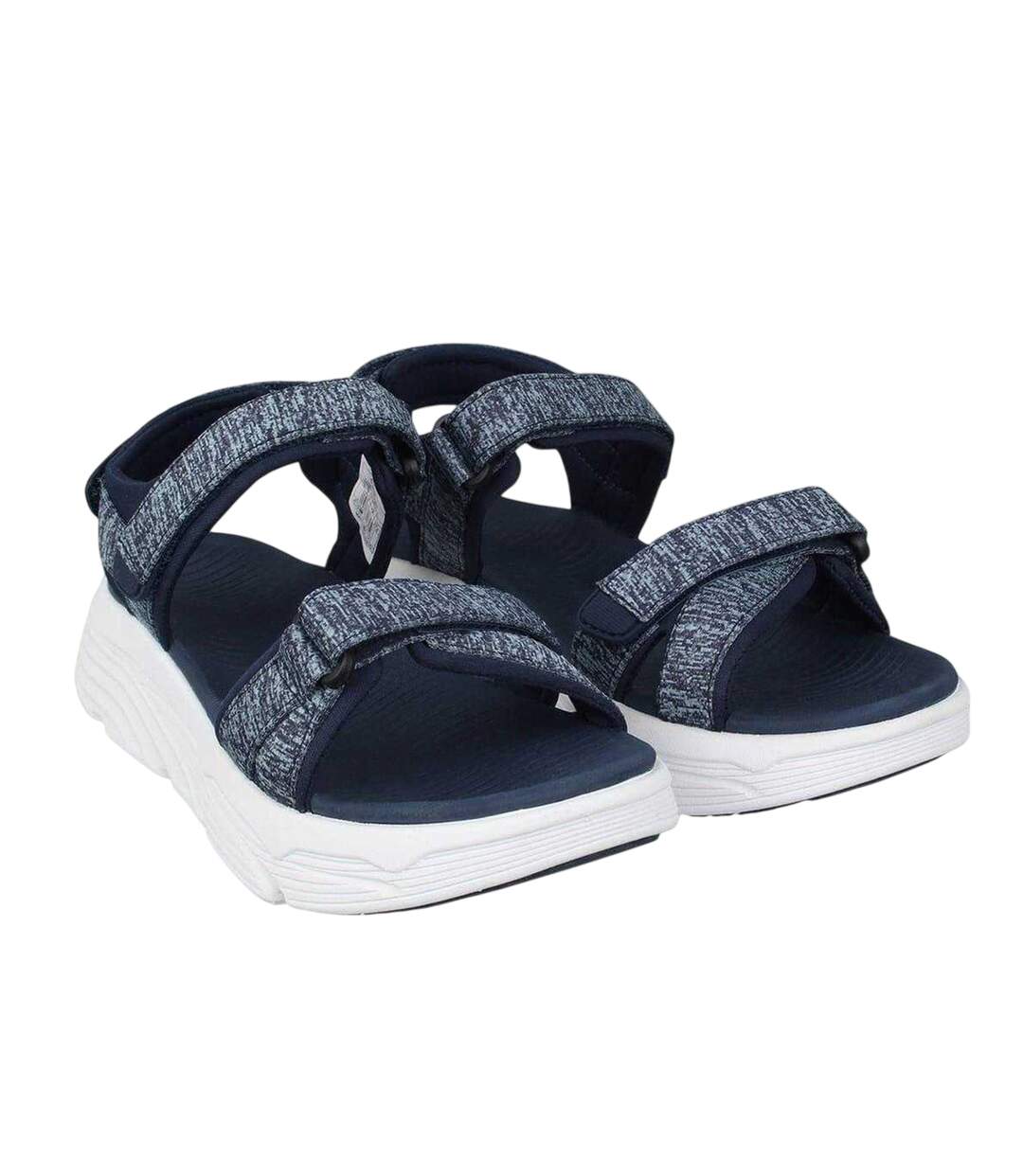 Womens/ladies Strappy 3 Touch Fastening Strap Sandals Navy Slazenger-3