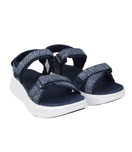 Womens/ladies Strappy 3 Touch Fastening Strap Sandals Navy Slazenger