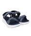 Womens/ladies Strappy 3 Touch Fastening Strap Sandals Navy Slazenger-3