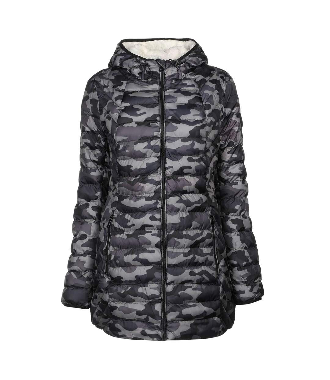 Parka camouflage femme