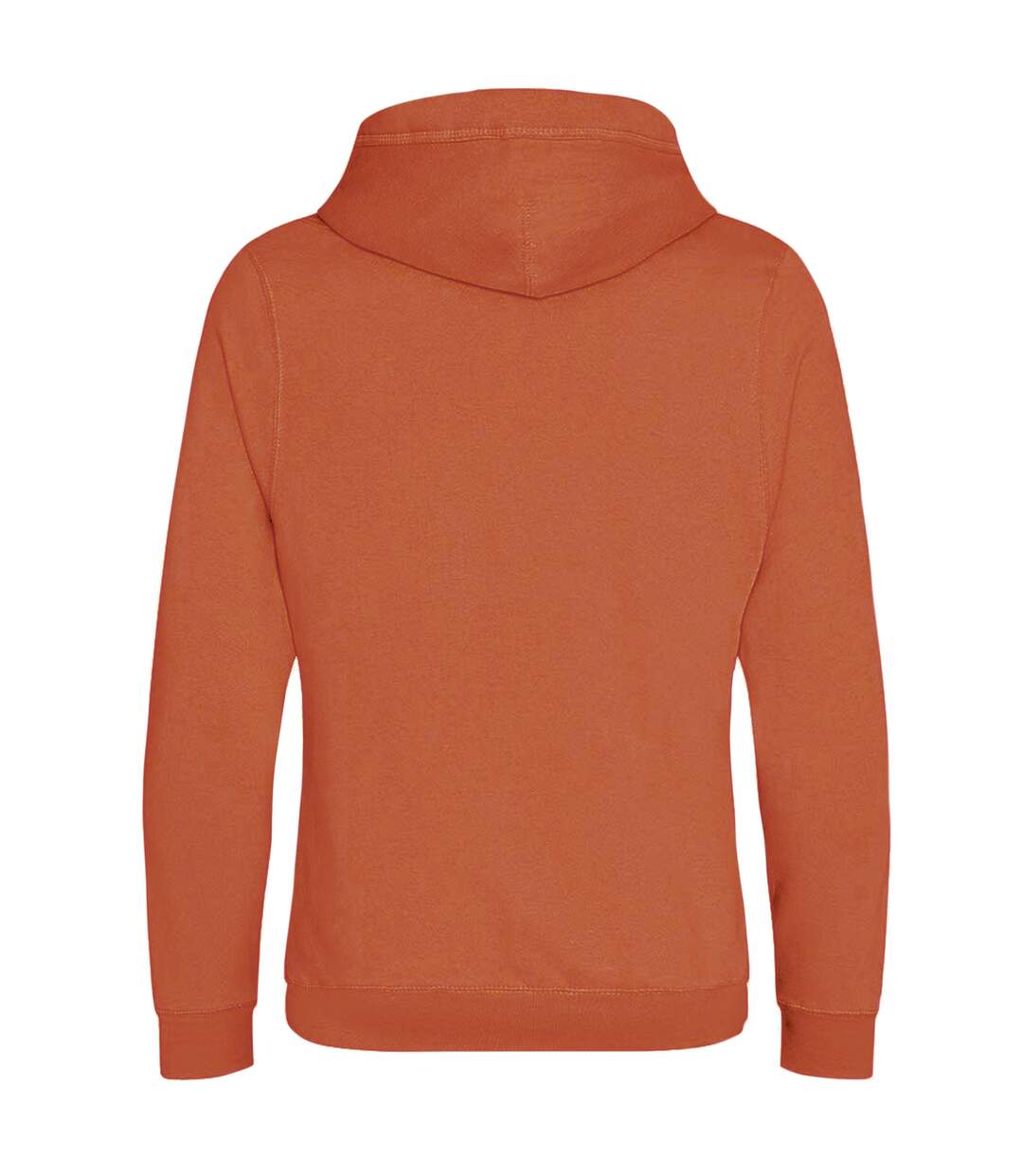 Sweat à capuche homme orange foncé Awdis-3